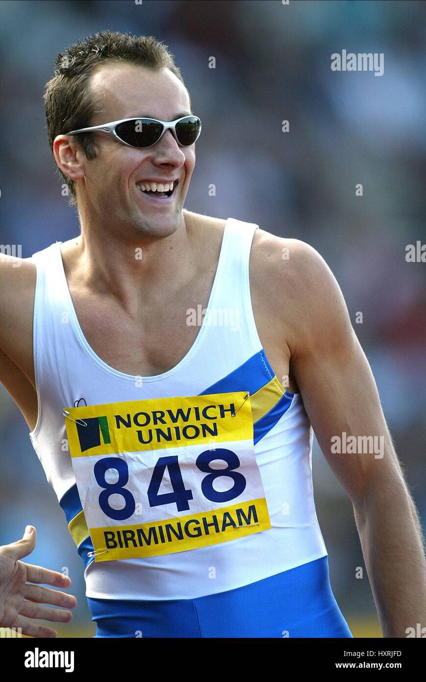 CHRIS RAWLINSON 400 METRE HURDLES ALEXANDER STADIUM BIRMINGHAM ENGLAND