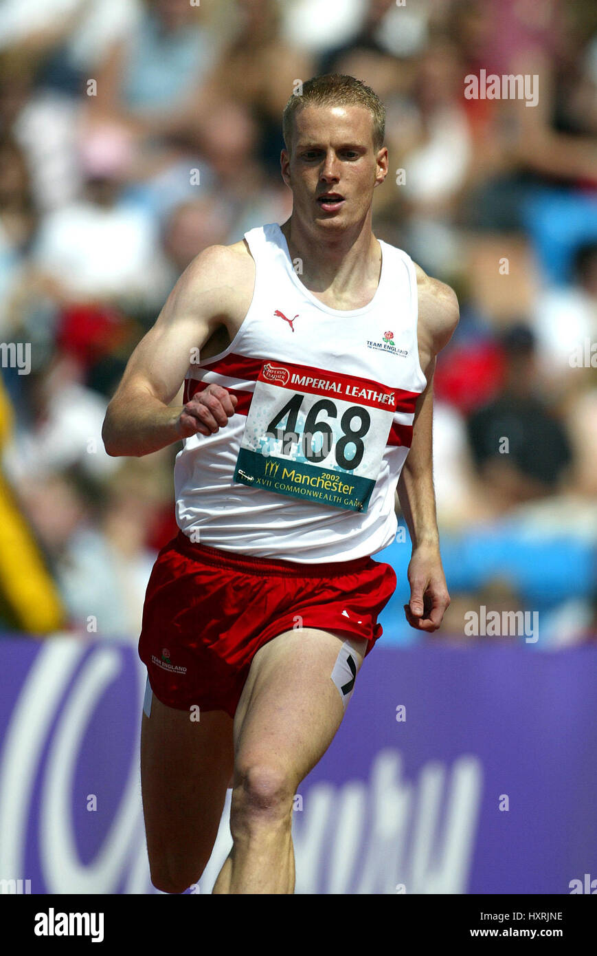 JARED DEACON 400 METRES CITY OF MANCHESTER STADIUM 24 July 2002 Stock Photo Alamy