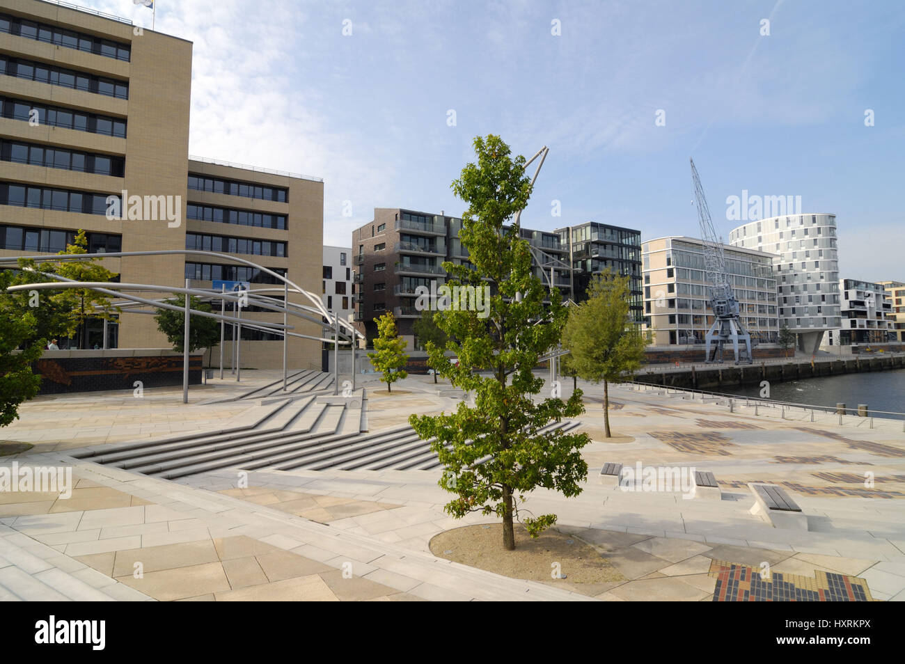 The Magellan terraces in the harbour city of Hamburg, Germany, Europe