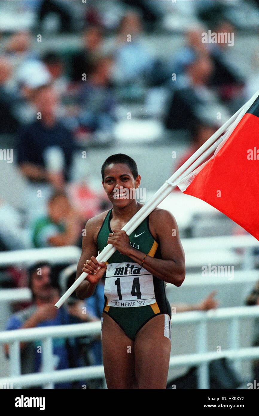 Cathy freeman flag hi-res stock photography and images - Alamy