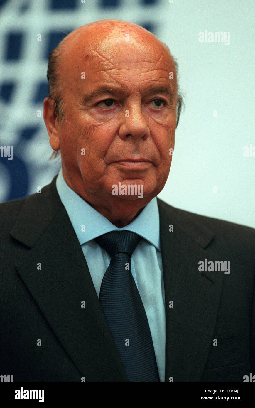 PRIMO NEBIOLO PRESIDENT OF THE I.A.A.F. 21 August 1999 Stock Photo