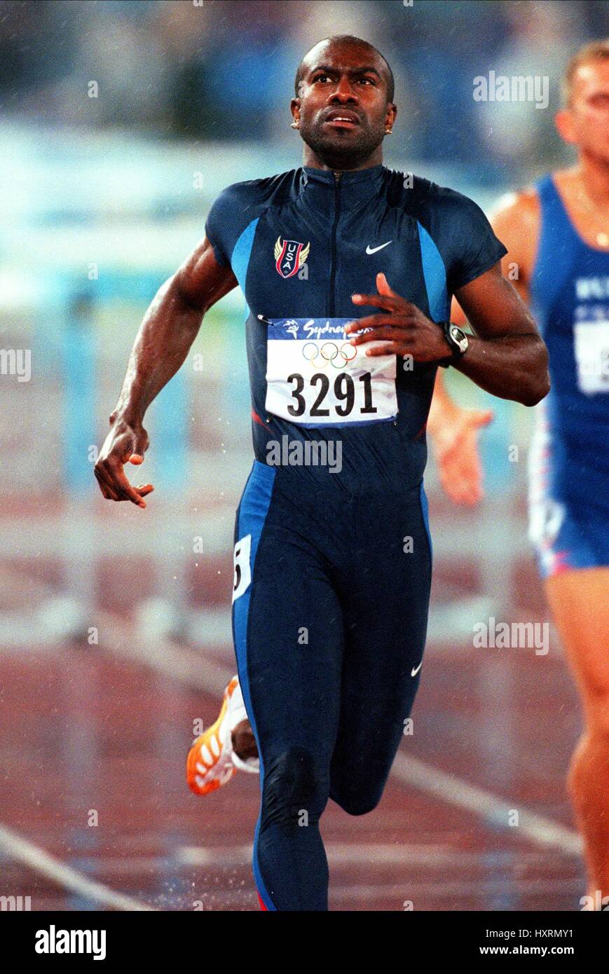 ALLEN JOHNSON 110 METRE HURDLES SYDNEY OLYMPIC STADIUM SYDNEY SYDNEY ...