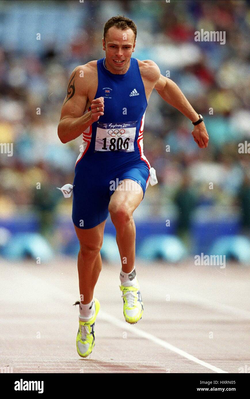 DEAN MACEY DECATHLON 100 METRES SYDNEY OLYMPIC STADIUM SYDNEY SYDNEY