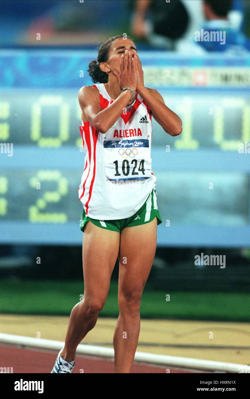 NOURIA MERAHBENIDA 1500 METRES SYDNEY OLYMPICS SYDNEY AUSTRALIA