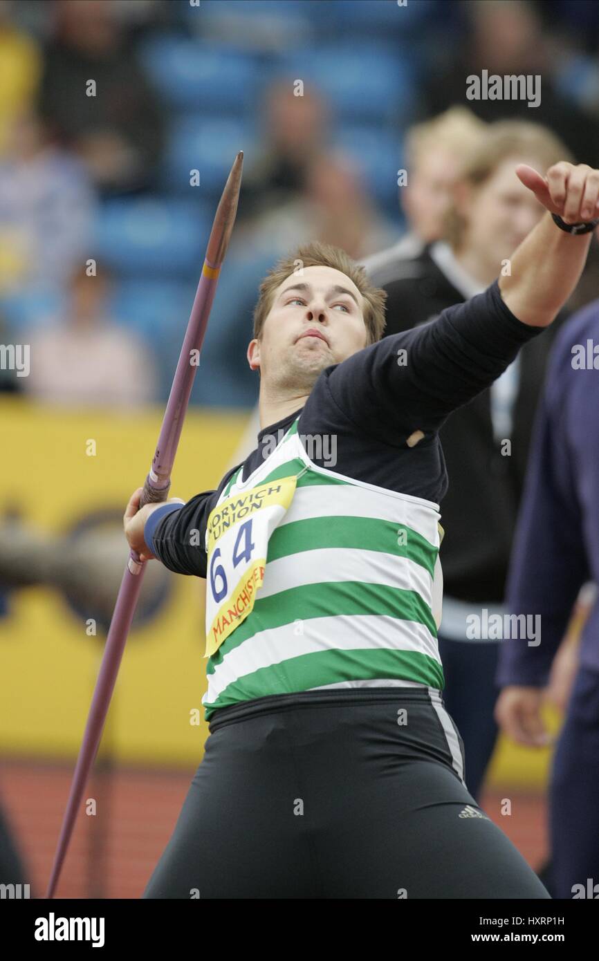DANIEL CARTER JAVELIN MANCHESTER REGIONAL ARENA 11 July 2004 Stock