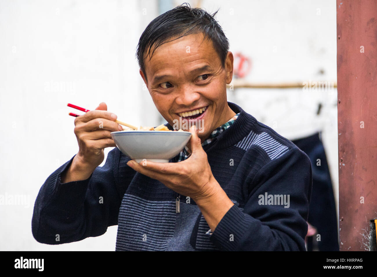 China people eating noodles hires stock photography and images Alamy
