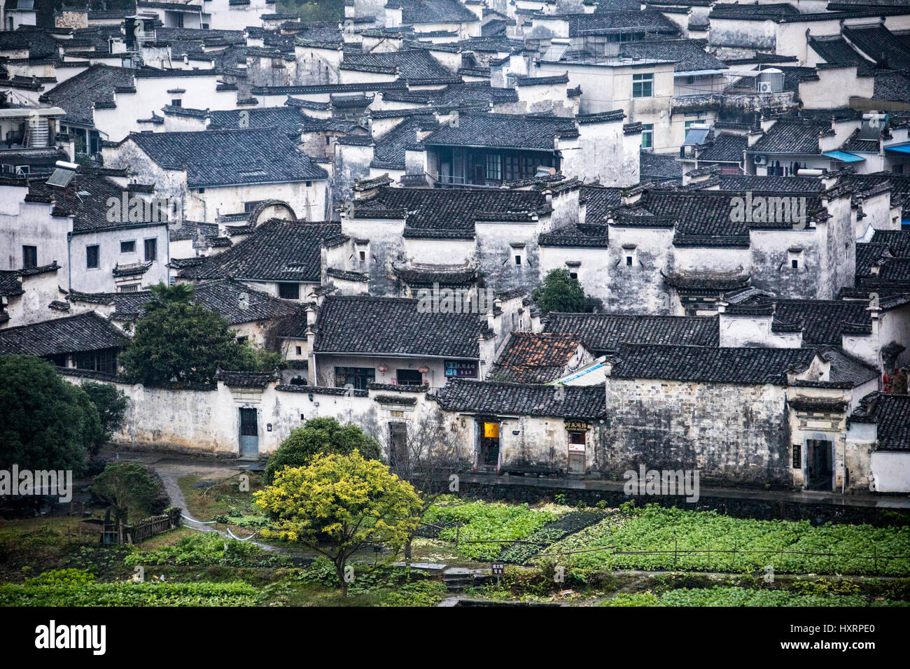 Xidi, traditional Chinese village, Huizhou, China Stock Photo