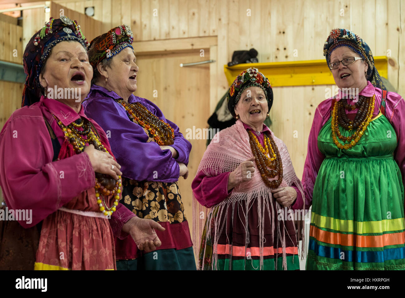 Russian Old Believers' village in the Buryatia region of Siberia Stock