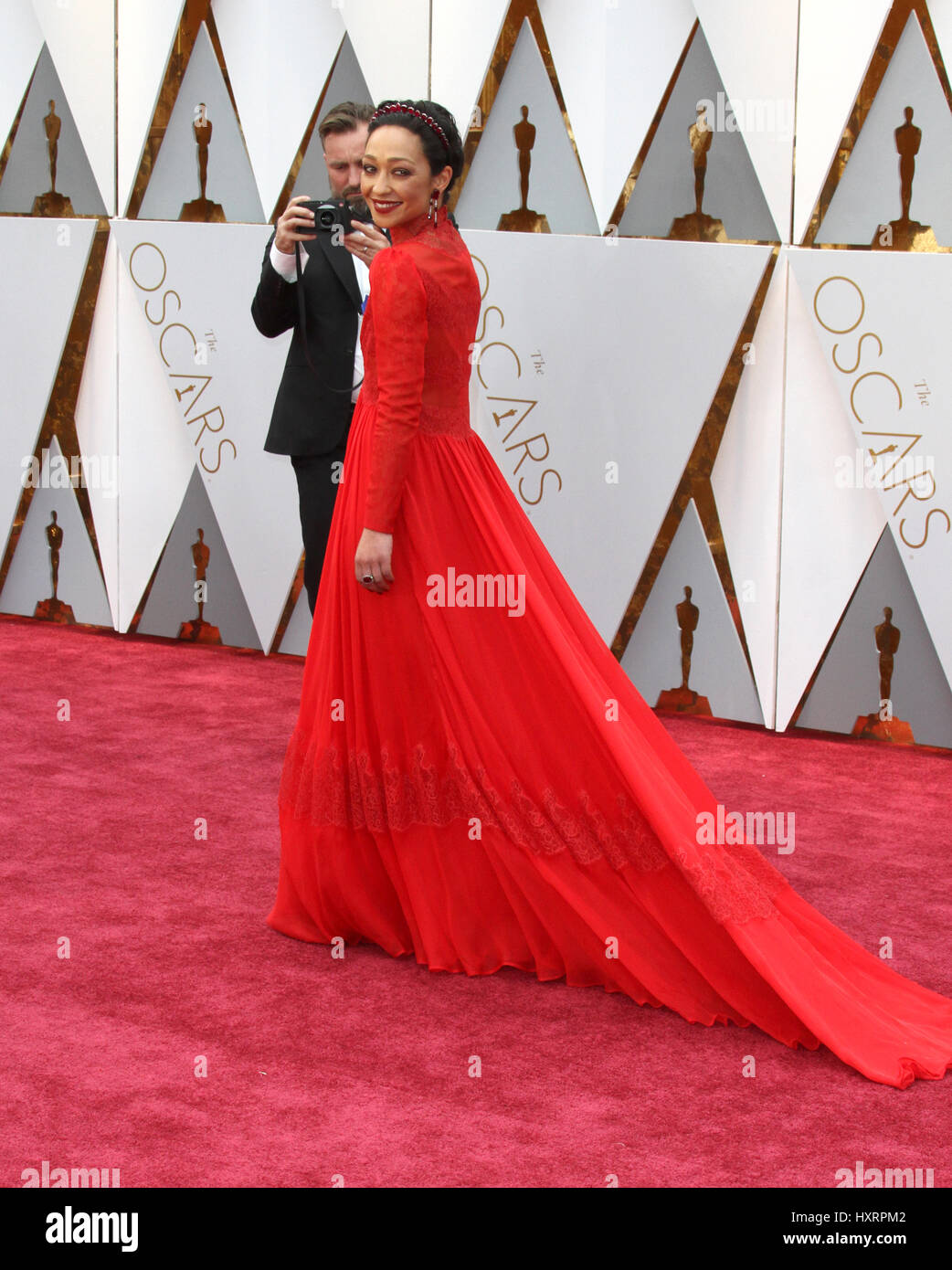 89th Annual Academy Awards held at the Dolby Theatre at the Hollywood & Highland Center  Featuring: Ruth Negga Where: Los Angeles, California, United States When: 26 Feb 2017 Stock Photo