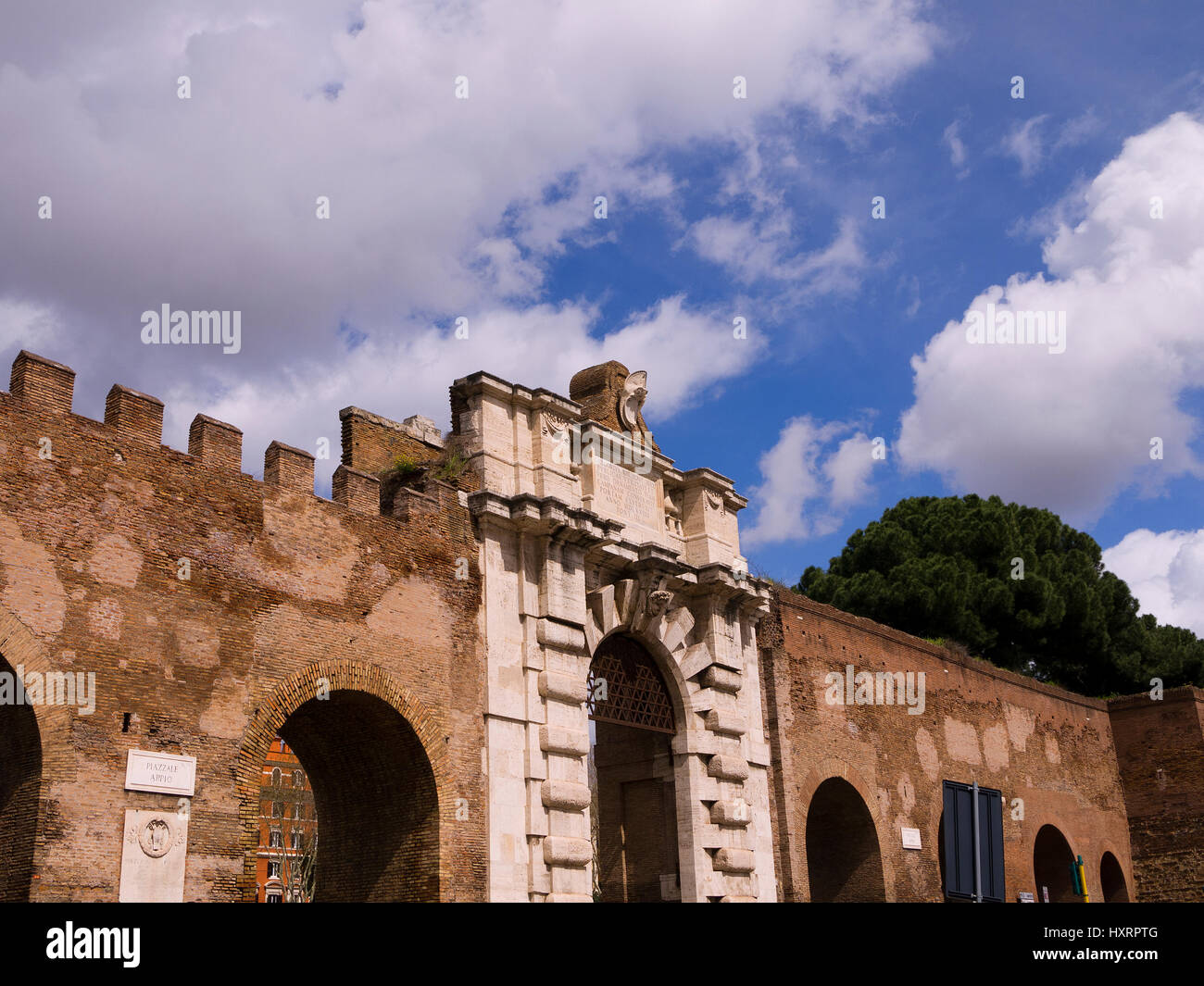 The City Walls of Rome the eternal City Italy Stock Photo Alamy