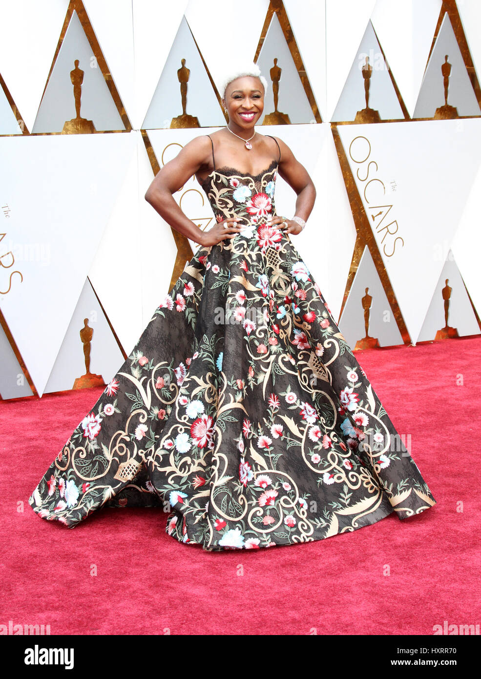 89th Annual Academy Awards held at the Dolby Theatre at the Hollywood & Highland Center  Featuring: Cynthia Erivo Where: Los Angeles, California, United States When: 26 Feb 2017 Stock Photo