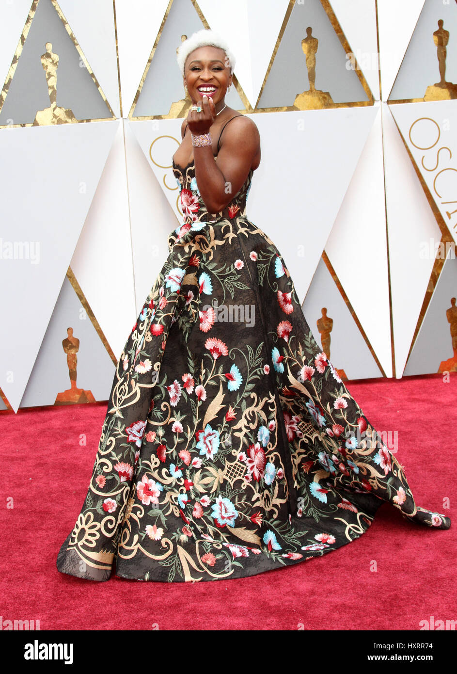 89th Annual Academy Awards held at the Dolby Theatre at the Hollywood & Highland Center  Featuring: Cynthia Erivo Where: Los Angeles, California, United States When: 26 Feb 2017 Stock Photo
