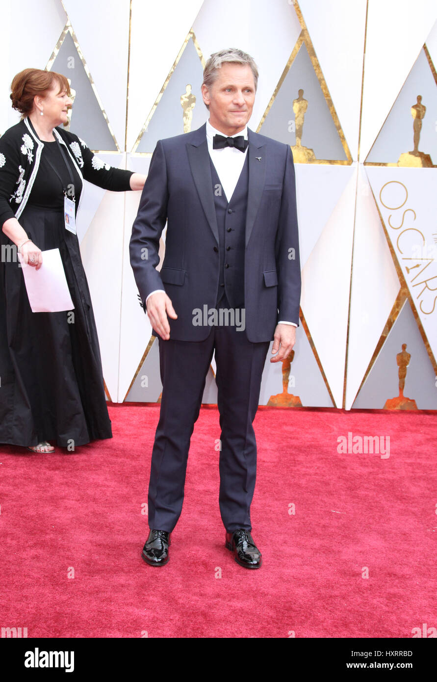 89th Annual Academy Awards held at the Dolby Theatre at the Hollywood & Highland Center  Featuring: Viggo Mortensen Where: Los Angeles, California, United States When: 26 Feb 2017 Stock Photo