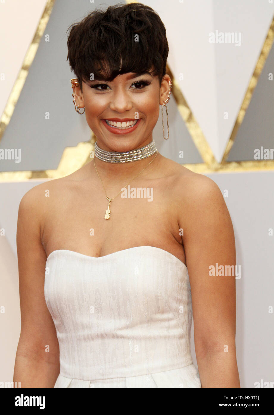 89th Annual Academy Awards held at the Dolby Theatre at the Hollywood & Highland Center  Featuring: Brianna Perez Where: Los Angeles, California, United States When: 26 Feb 2017 Stock Photo