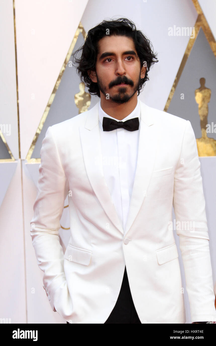 89th Annual Academy Awards held at the Dolby Theatre at the Hollywood & Highland Center  Featuring: Dev Patel Where: Los Angeles, California, United States When: 26 Feb 2017 Stock Photo