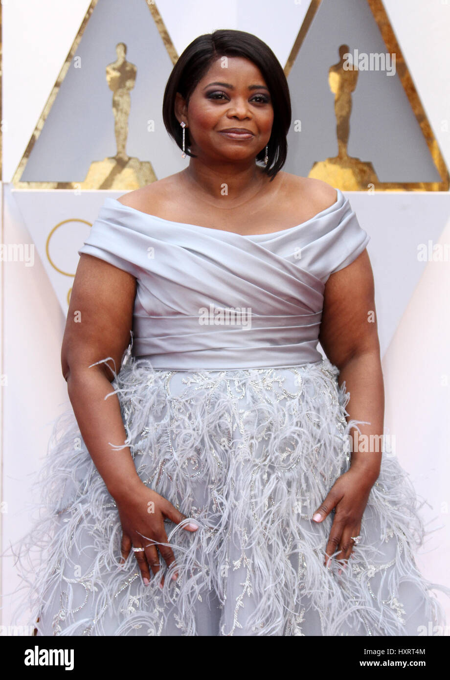 89th Annual Academy Awards held at the Dolby Theatre at the Hollywood & Highland Center  Featuring: Octavia Spencer Where: Los Angeles, California, United States When: 26 Feb 2017 Stock Photo