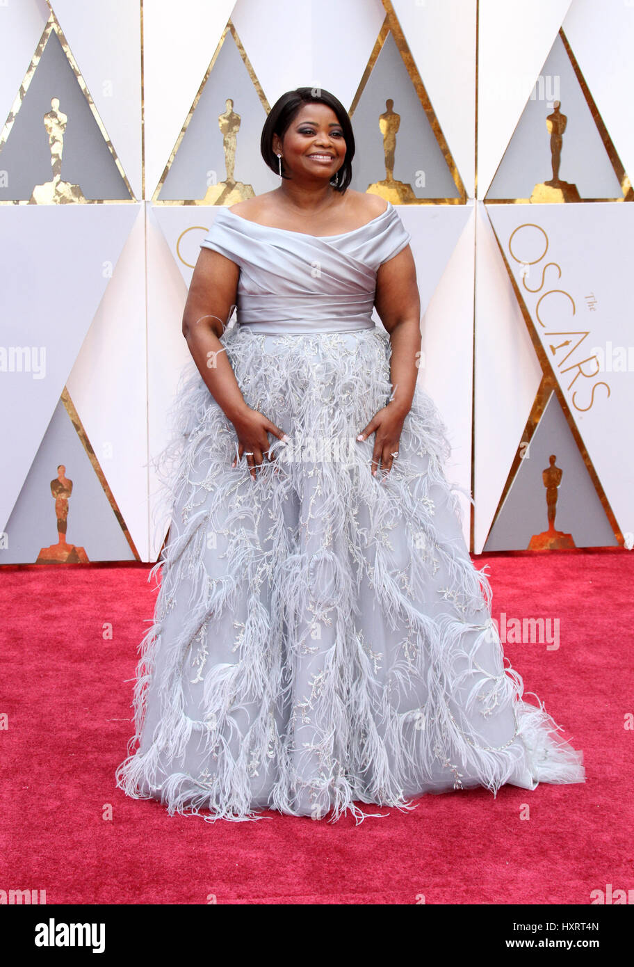 89th Annual Academy Awards held at the Dolby Theatre at the Hollywood & Highland Center  Featuring: Octavia Spencer Where: Los Angeles, California, United States When: 26 Feb 2017 Stock Photo