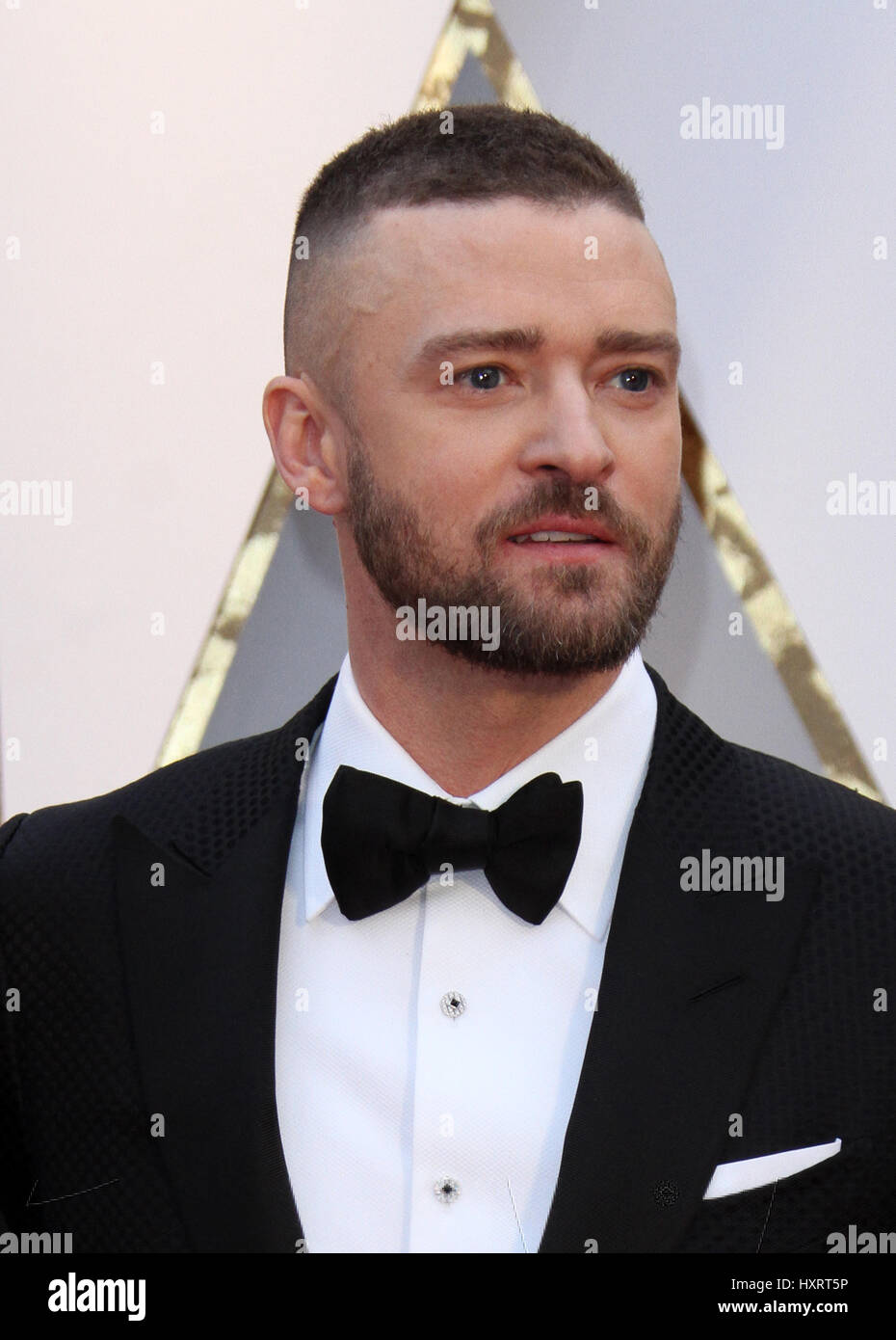 89th Annual Academy Awards held at the Dolby Theatre at the Hollywood & Highland Center  Featuring: Justin Timberlake Where: Los Angeles, California, United States When: 26 Feb 2017 Stock Photo