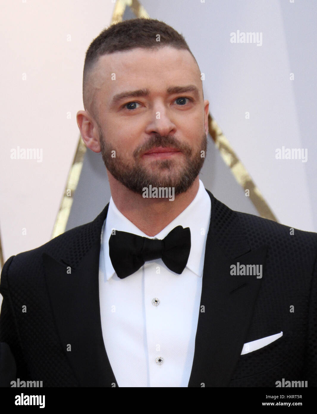 89th Annual Academy Awards held at the Dolby Theatre at the Hollywood & Highland Center  Featuring: Justin Timberlake Where: Los Angeles, California, United States When: 26 Feb 2017 Stock Photo