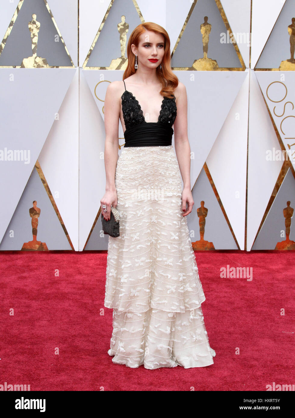 89th Annual Academy Awards held at the Dolby Theatre at the Hollywood & Highland Center  Featuring: Emma Roberts Where: Los Angeles, California, United States When: 26 Feb 2017 Stock Photo