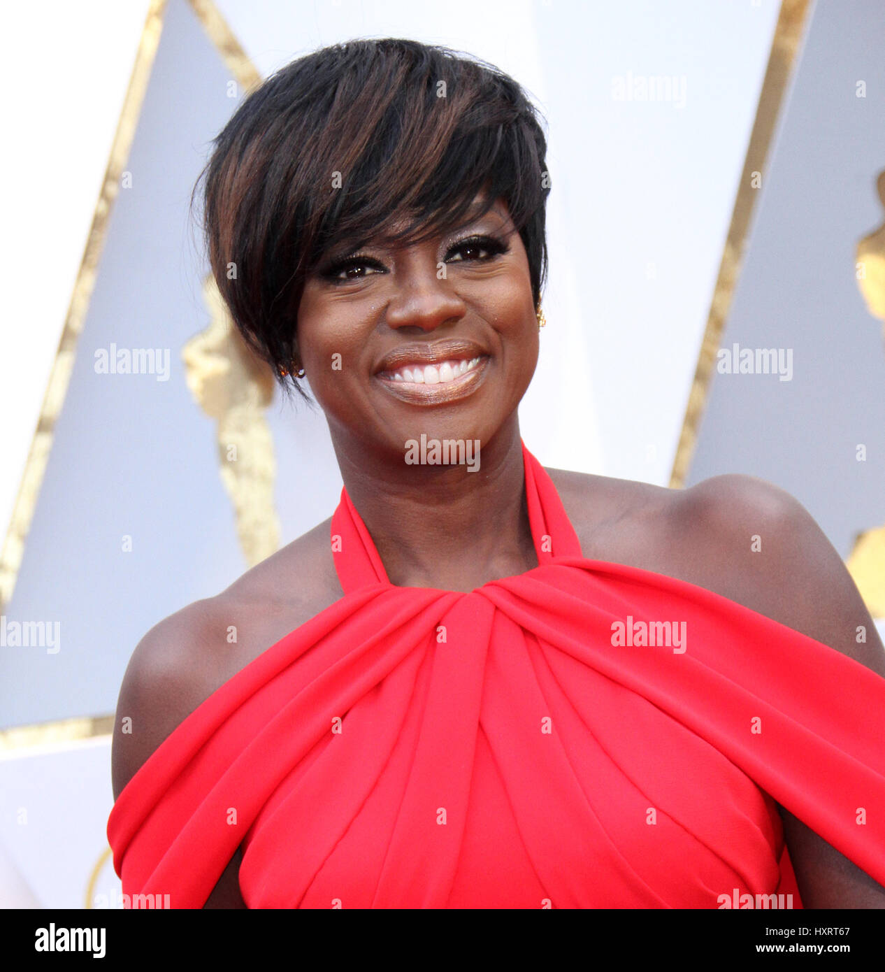 89th Annual Academy Awards held at the Dolby Theatre at the Hollywood & Highland Center  Featuring: Viola Davis Where: Los Angeles, California, United States When: 26 Feb 2017 Stock Photo