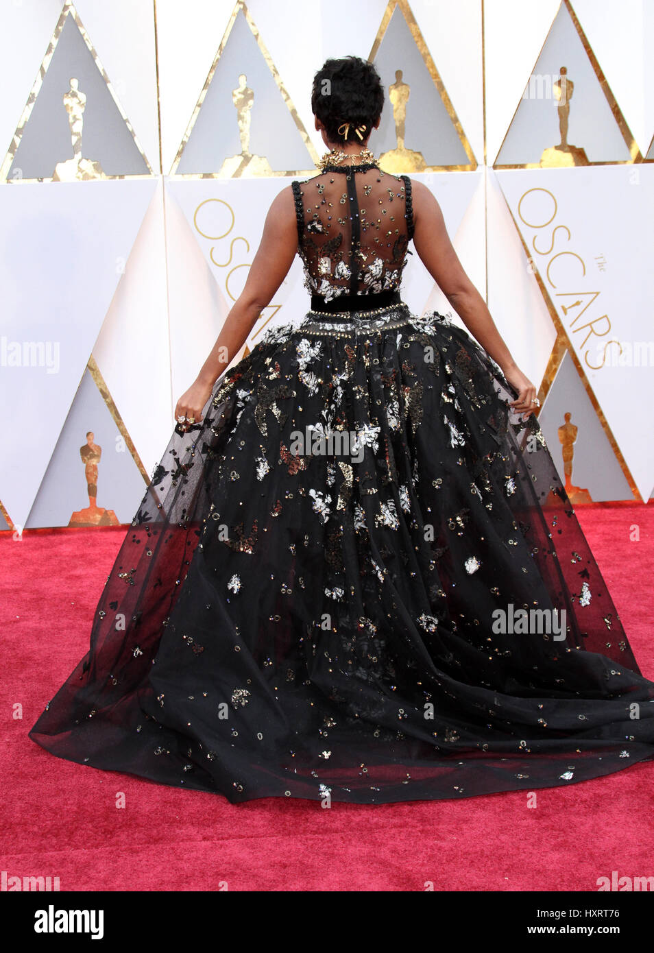 89th Annual Academy Awards held at the Dolby Theatre at the Hollywood & Highland Center  Featuring: Janelle Monae Where: Los Angeles, California, United States When: 26 Feb 2017 Stock Photo