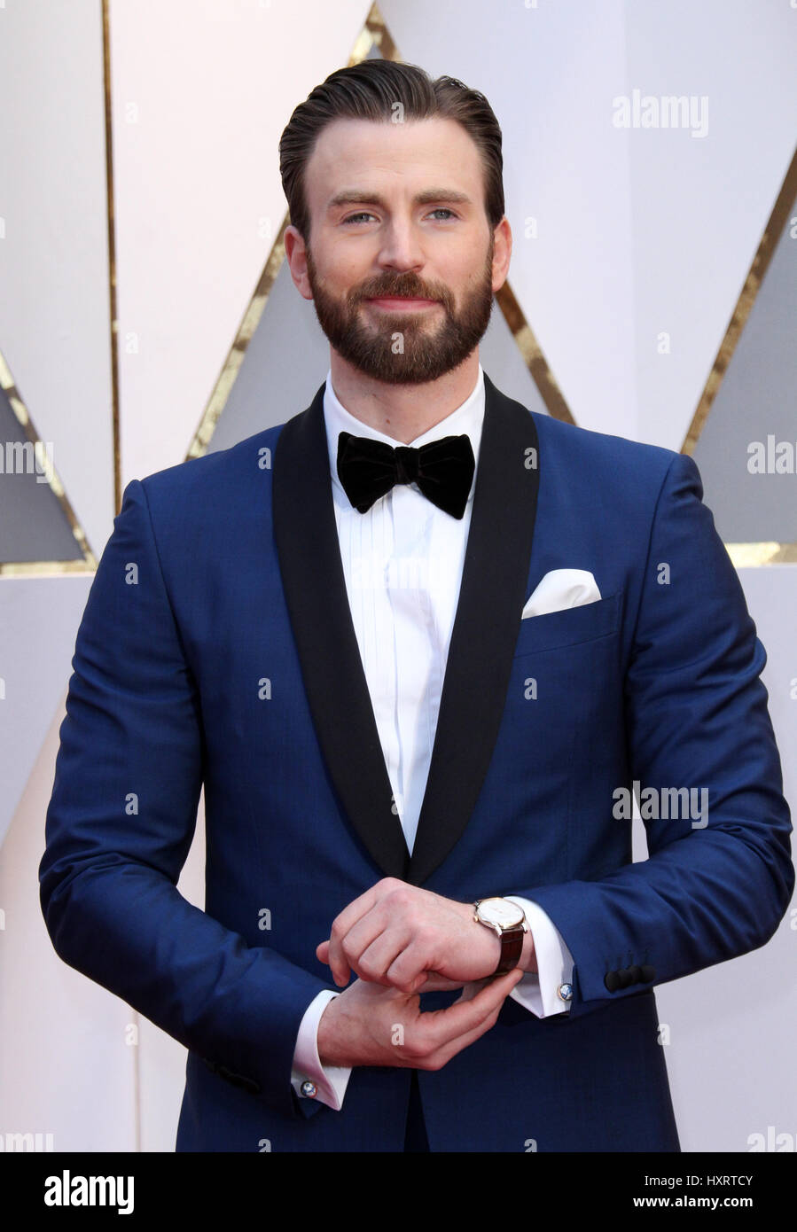 89th Annual Academy Awards held at the Dolby Theatre at the Hollywood & Highland Center  Featuring: Chris Evans Where: Los Angeles, California, United States When: 26 Feb 2017 Stock Photo