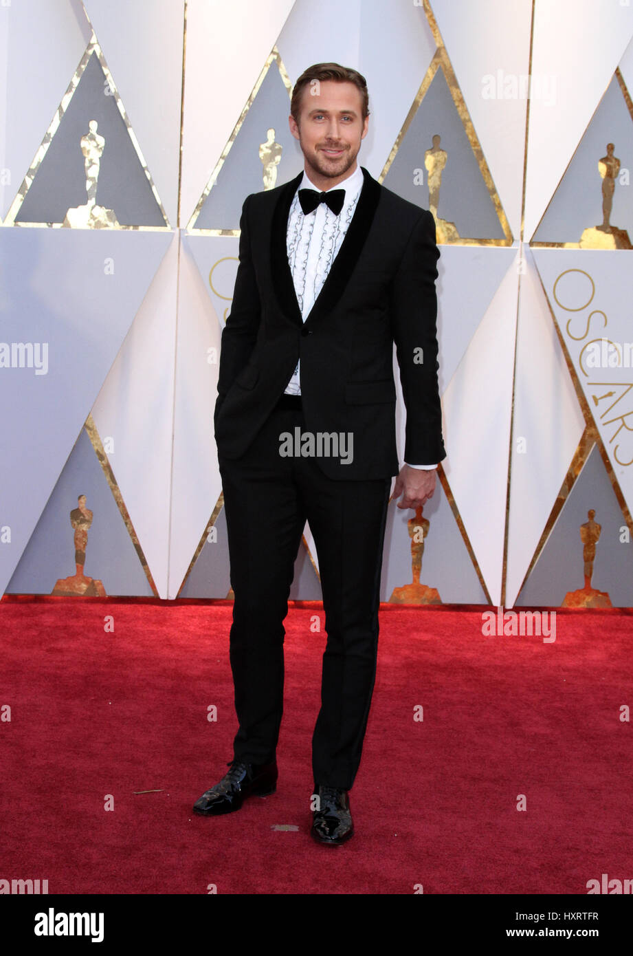 89th Annual Academy Awards held at the Dolby Theatre at the Hollywood & Highland Center  Featuring: Ryan Gosling Where: Los Angeles, California, United States When: 26 Feb 2017 Stock Photo