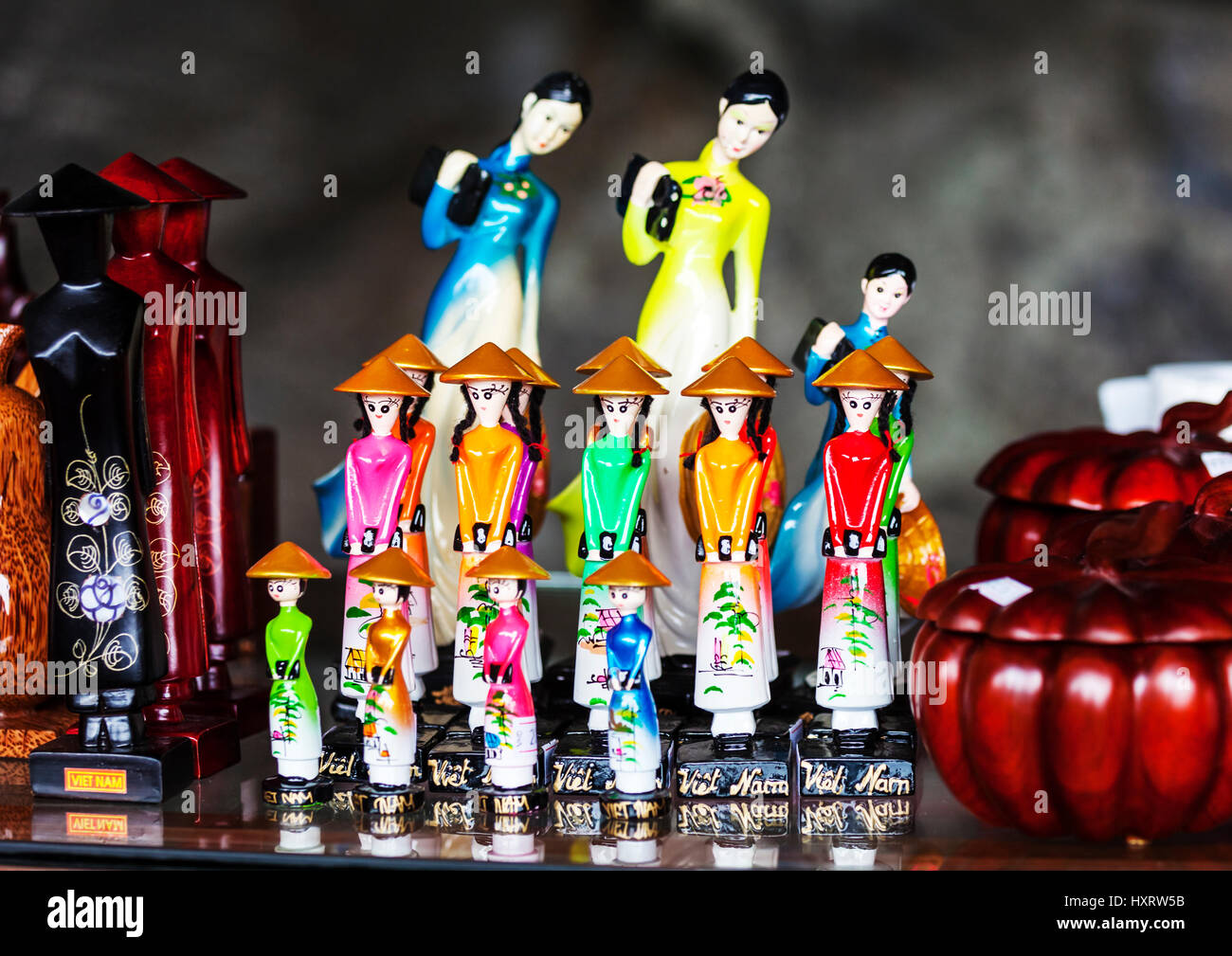 Vietnamese dolls for sale Stock Photo