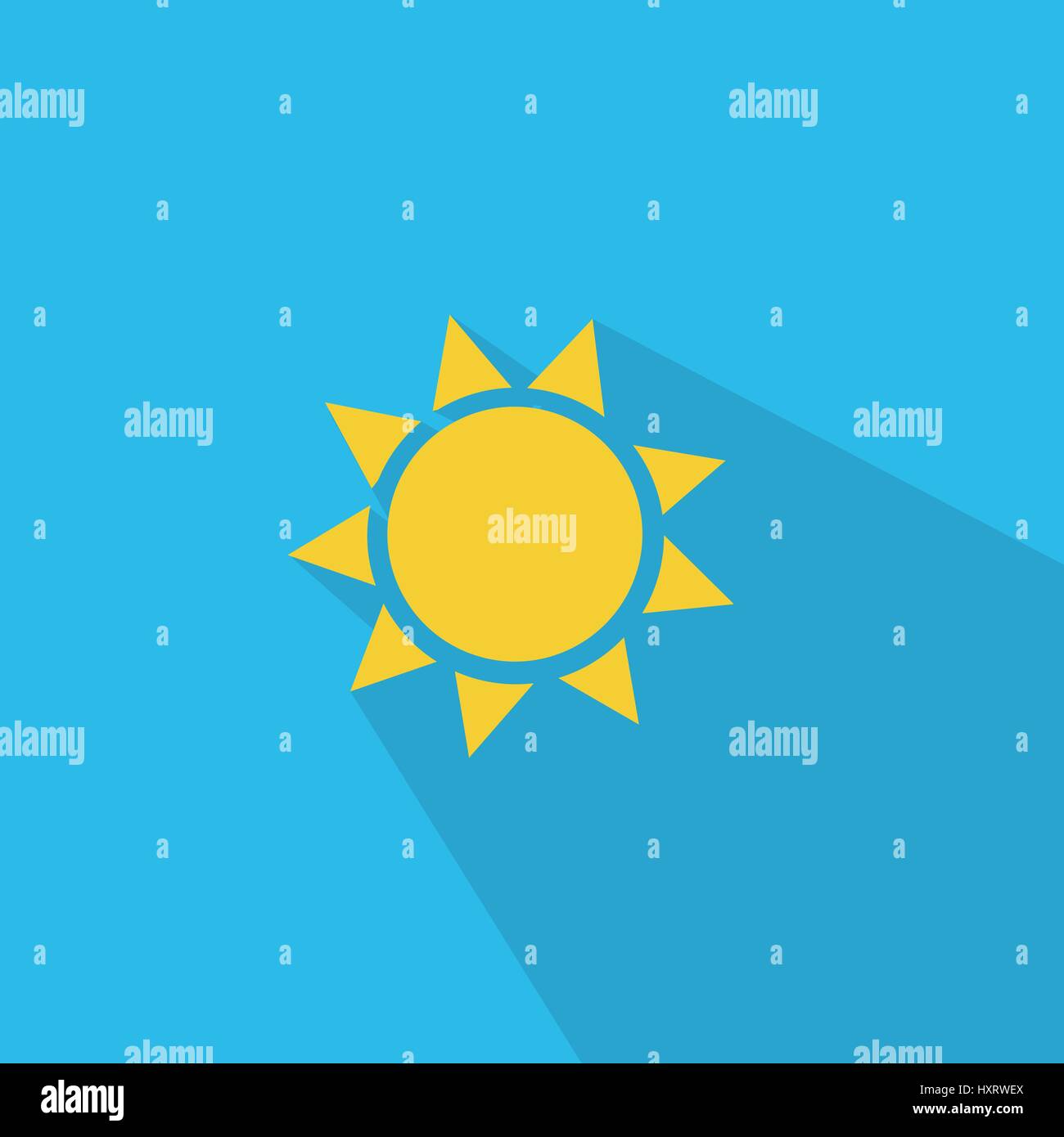Sun Icon Vector illustration Stock Vector Image & Art - Alamy