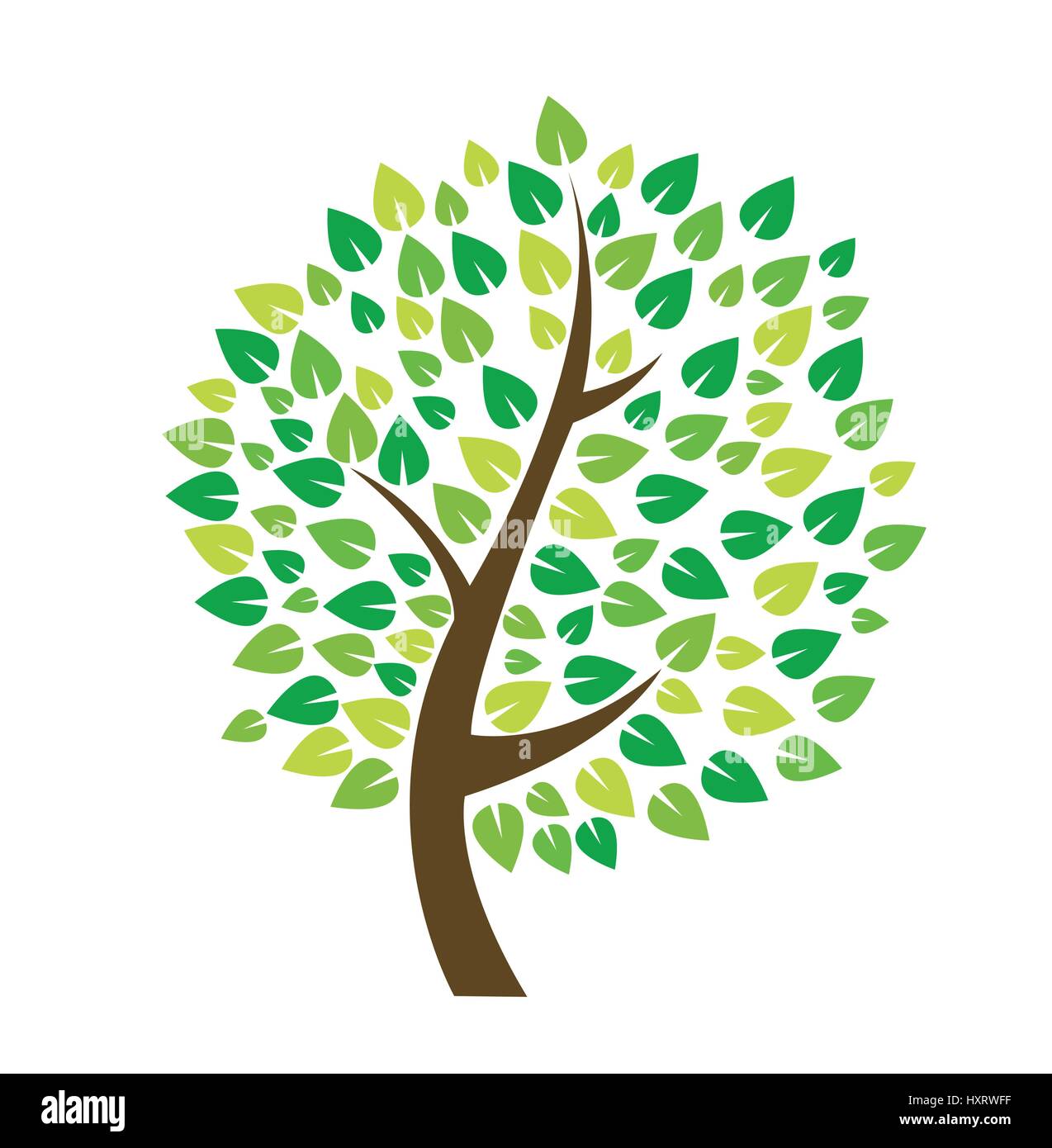 Tree Icon vector illustration Stock Vector Image & Art - Alamy