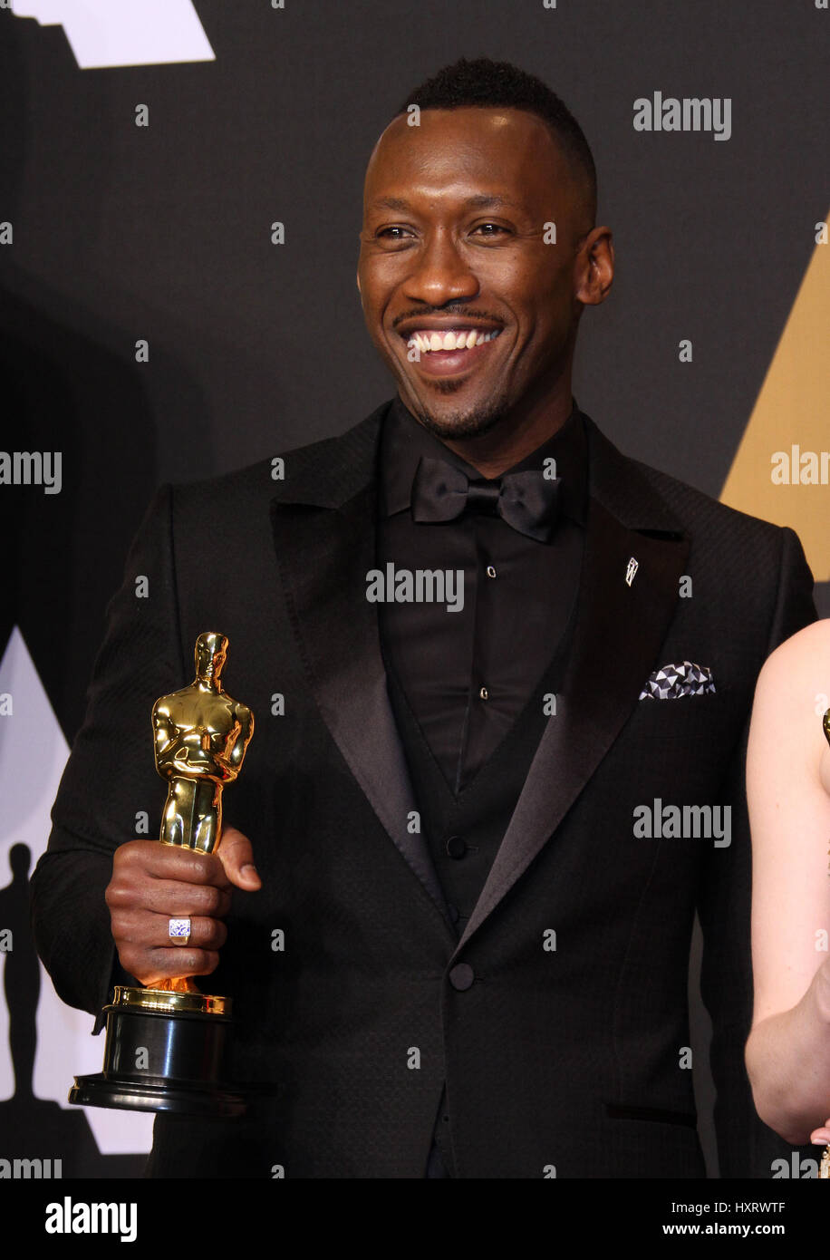 89th Annual Academy Awards (Oscar's) held at the Dolby Theatre - Press Room  Featuring: Mahershala Ali Where: Los Angeles, California, United States When: 26 Feb 2017 Stock Photo