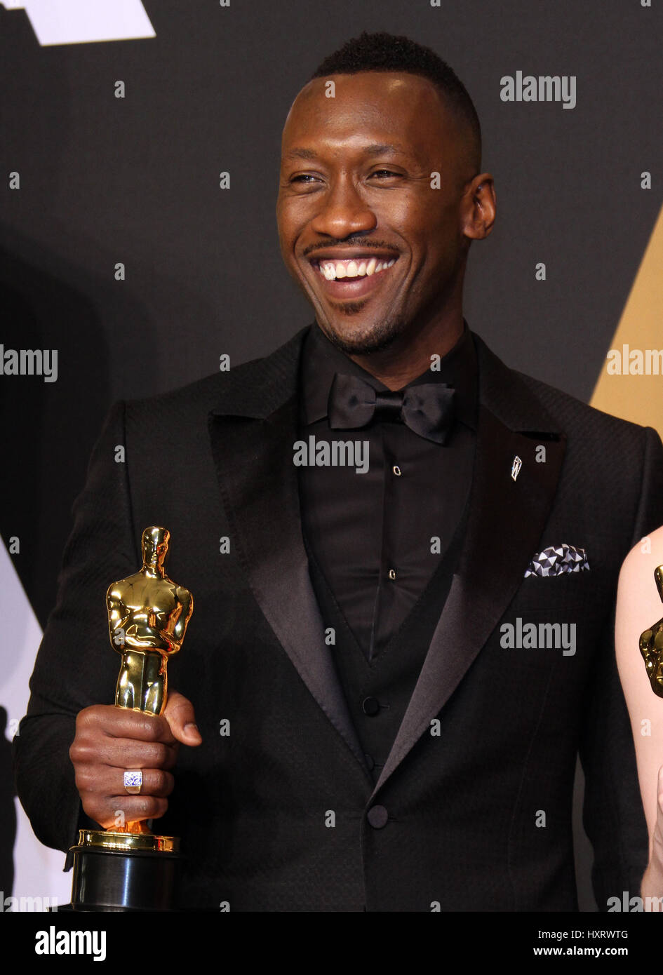 89th Annual Academy Awards (Oscar's) held at the Dolby Theatre - Press Room  Featuring: Mahershala Ali Where: Los Angeles, California, United States When: 26 Feb 2017 Stock Photo