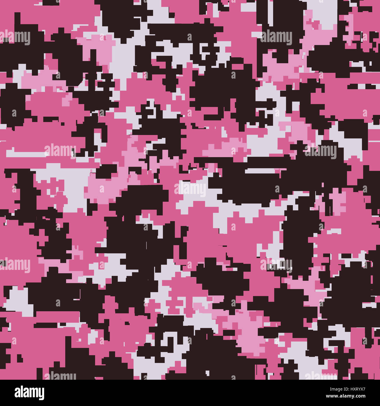 Digital camouflage seamless patterns Stock Photo