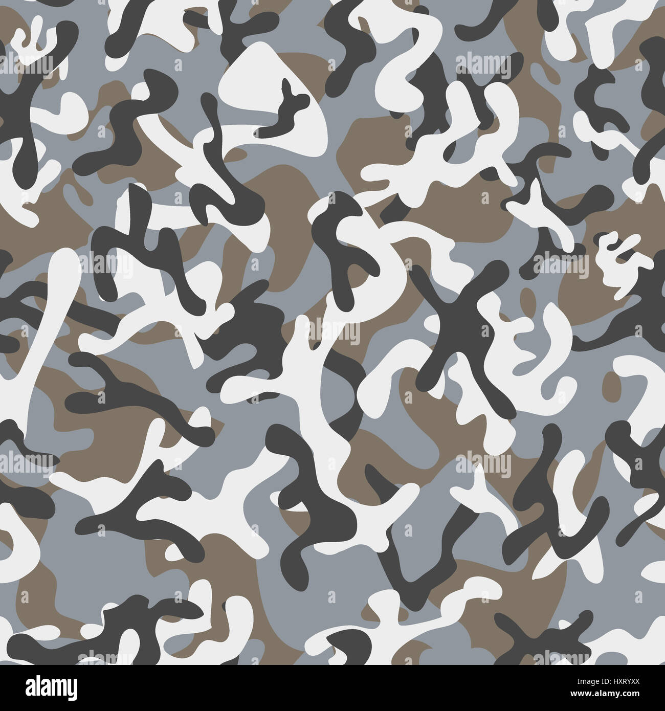 Forest Leaf Camouflage seamless patterns Stock Photo