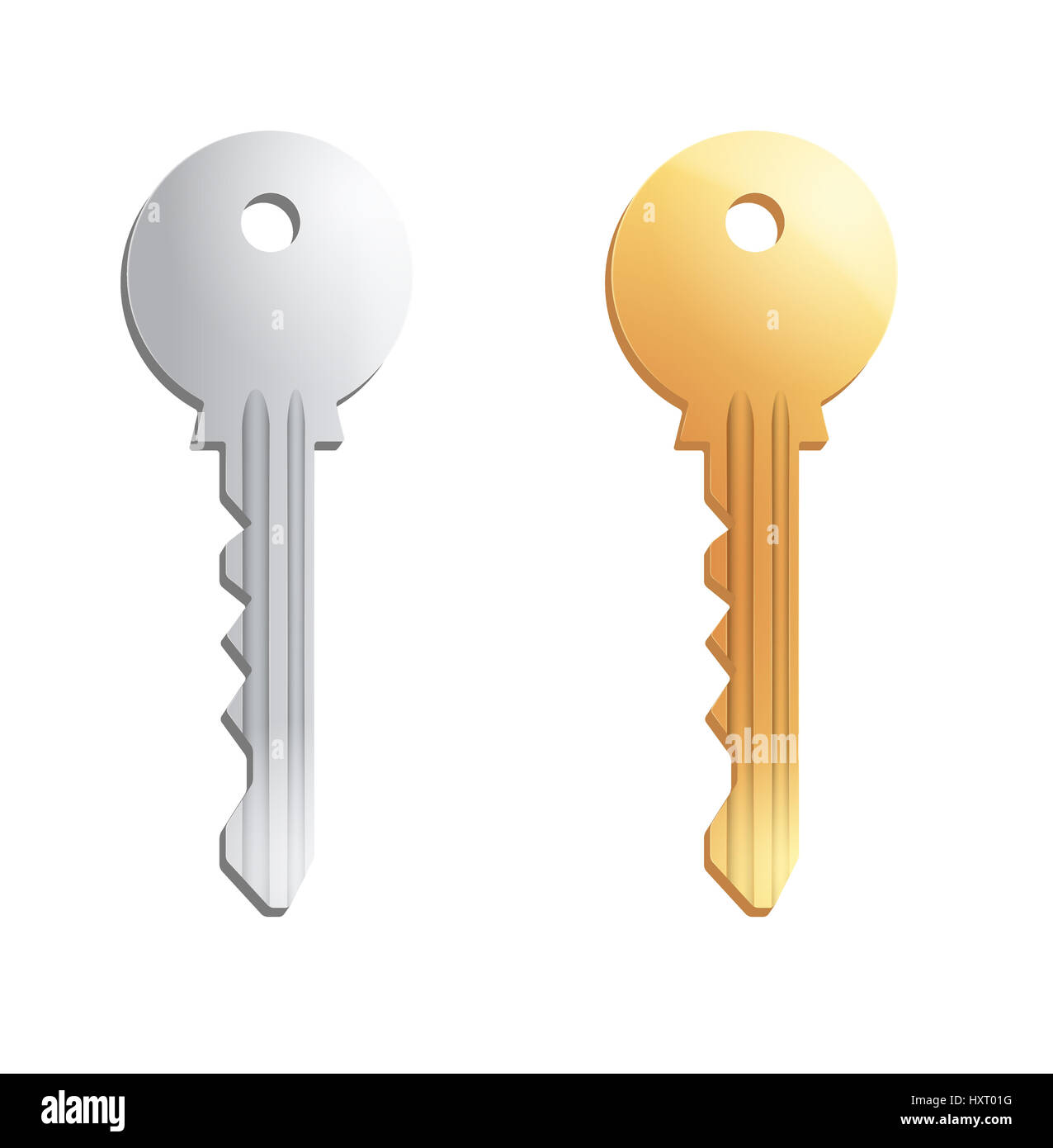 two-skeleton-keys-stock-photo-alamy