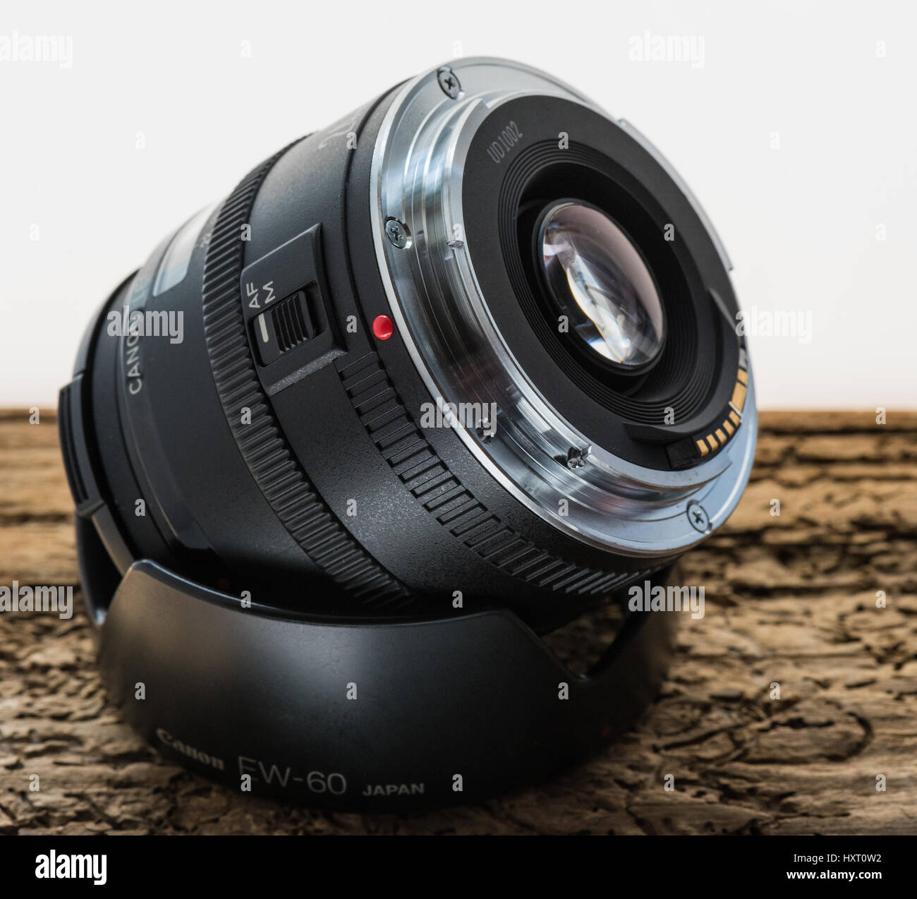 Canon ef 24mm f2 8 lens rear stock photo alamy