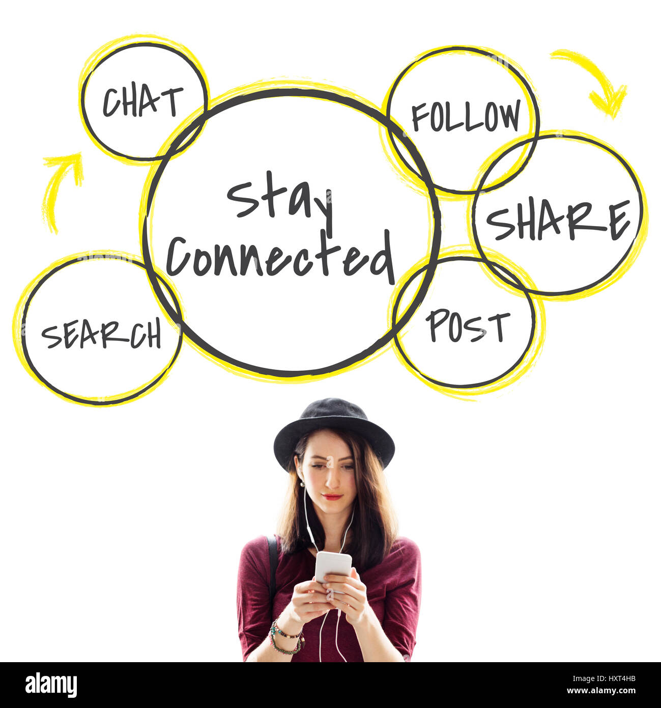 Community Social Digital Connection Stock Photo Alamy