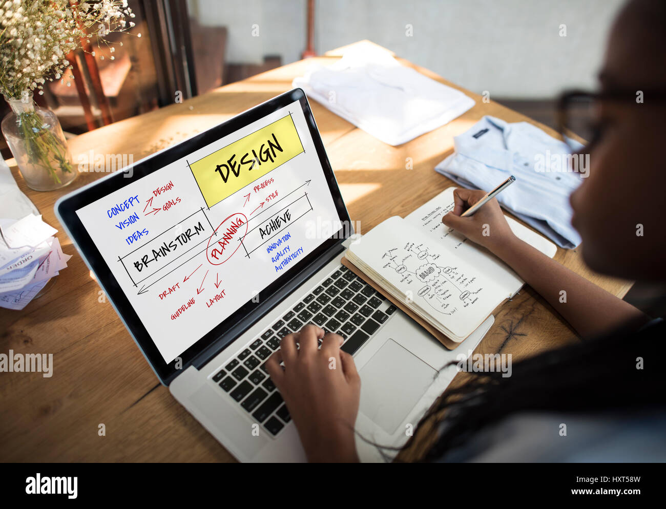 Achieve Design Inspire Fresh Ideas Stock Photo - Alamy