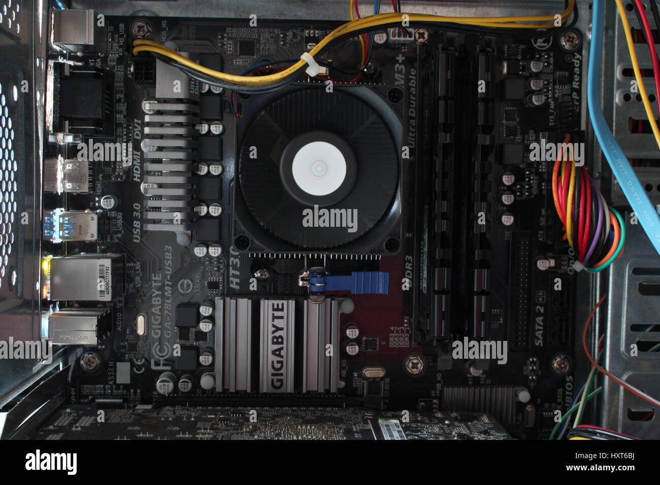 Inside the case of a PC Stock Photo Alamy