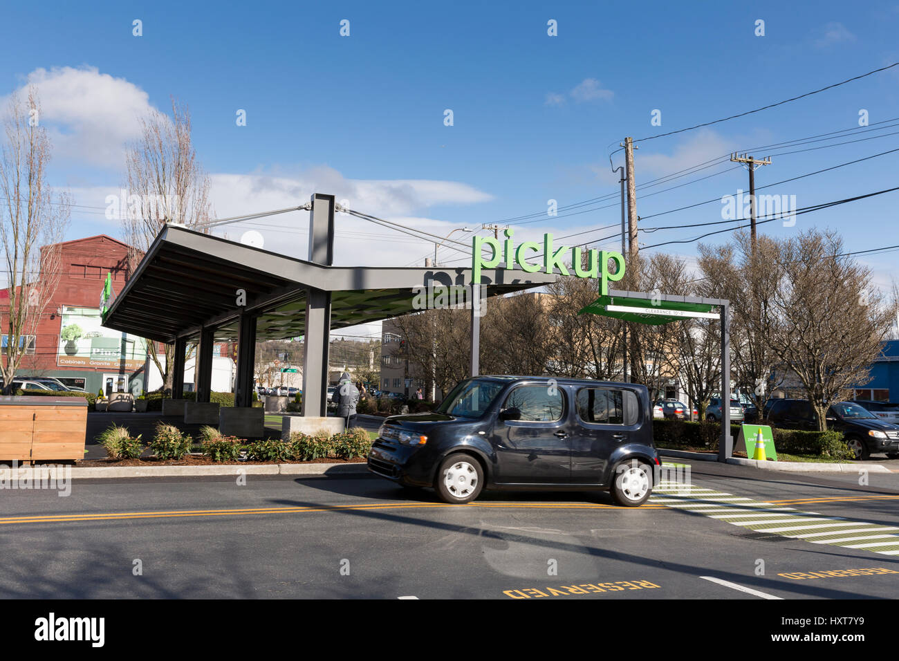 Seattle, Washington AmazonFresh Pickup SoDo. revealed two