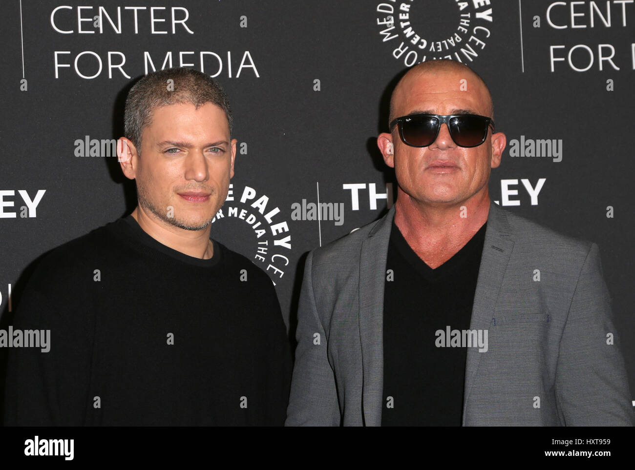 Beverly Hills, Ca. 29th Mar, 2017. Wentworth Miller, Dominic Purcell, At 2017 PaleyLive LA Spring Season - 'Prison Break' At The Paley Center for Media In California on March 29, 2017. Credit: Fs/Media Punch/Alamy Live News Stock Photo
