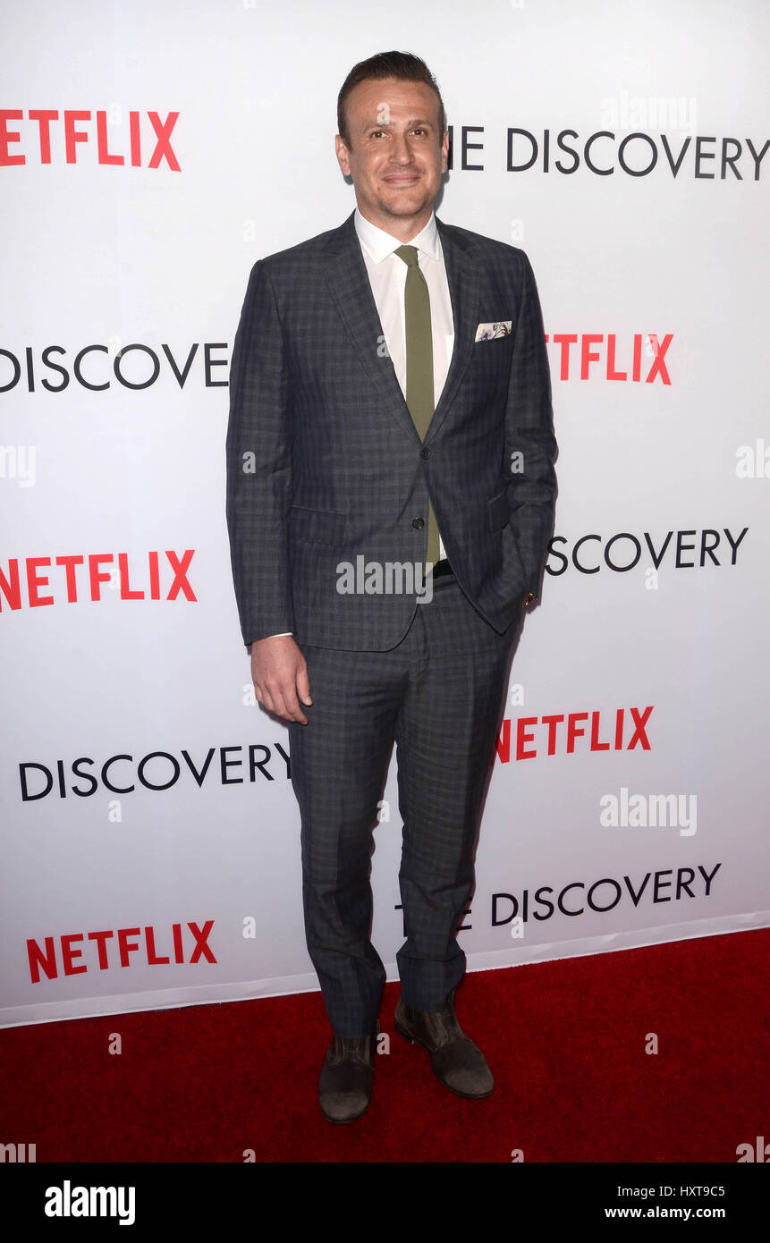 Los Angeles, Ca, USA. 29th Mar, 2017. Jason Segel at the Netflix special film screening of The Discovery at The Vista Theater in Los Angeles, California on March 29, 2017. Credit: David Edwards/Media Punch/Alamy Live News Stock Photo