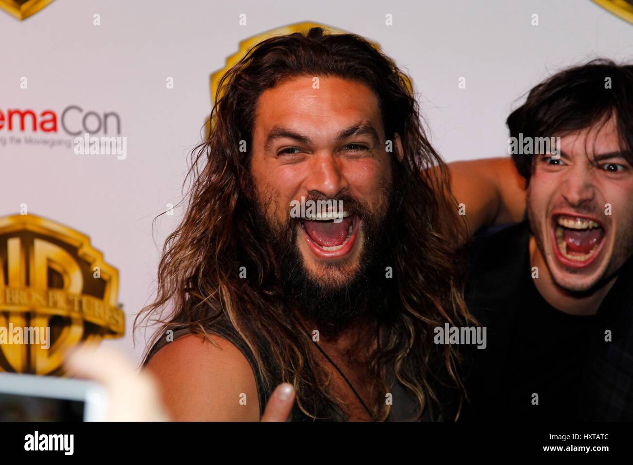 Las Vegas, NV, USA. 29th Mar, 2017. Jason Momoa, Ezra Miller at ...