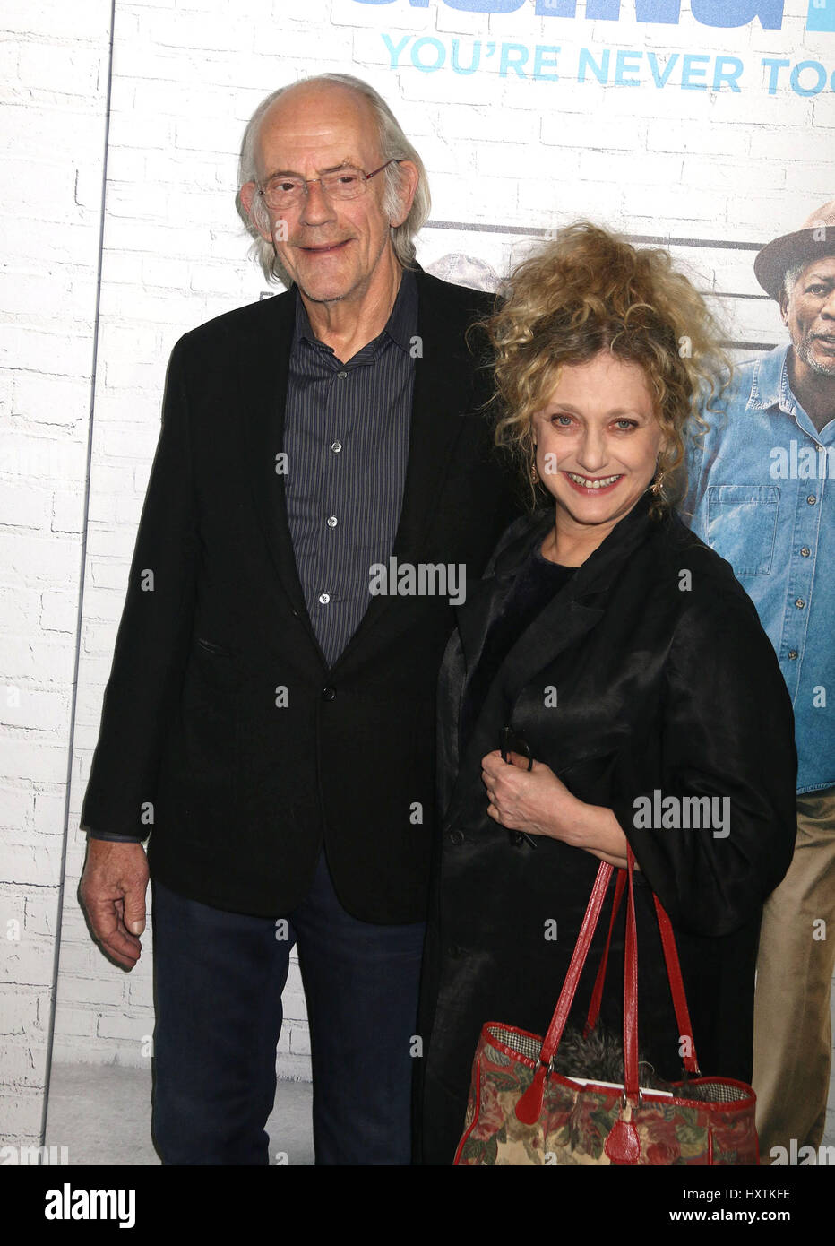 New York New York Usa 30th Mar 17 Actor Christopher Lloyd And Carol Kane Attend Going