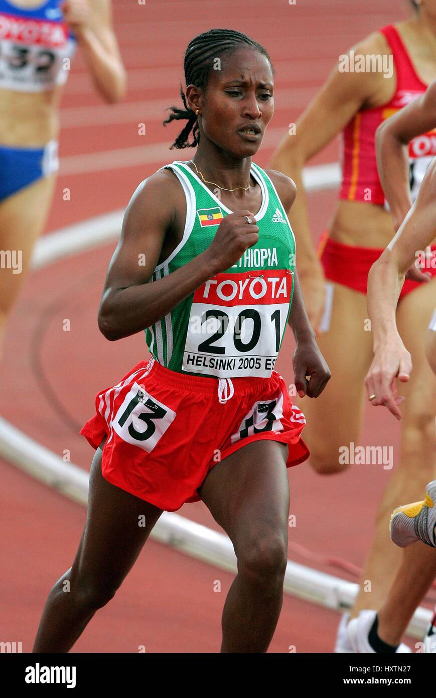 GELETE BURIKA 1500 METRES ETHIOPIA OLYMPIC STADIUM HELSINKI FINLAND 12 ...