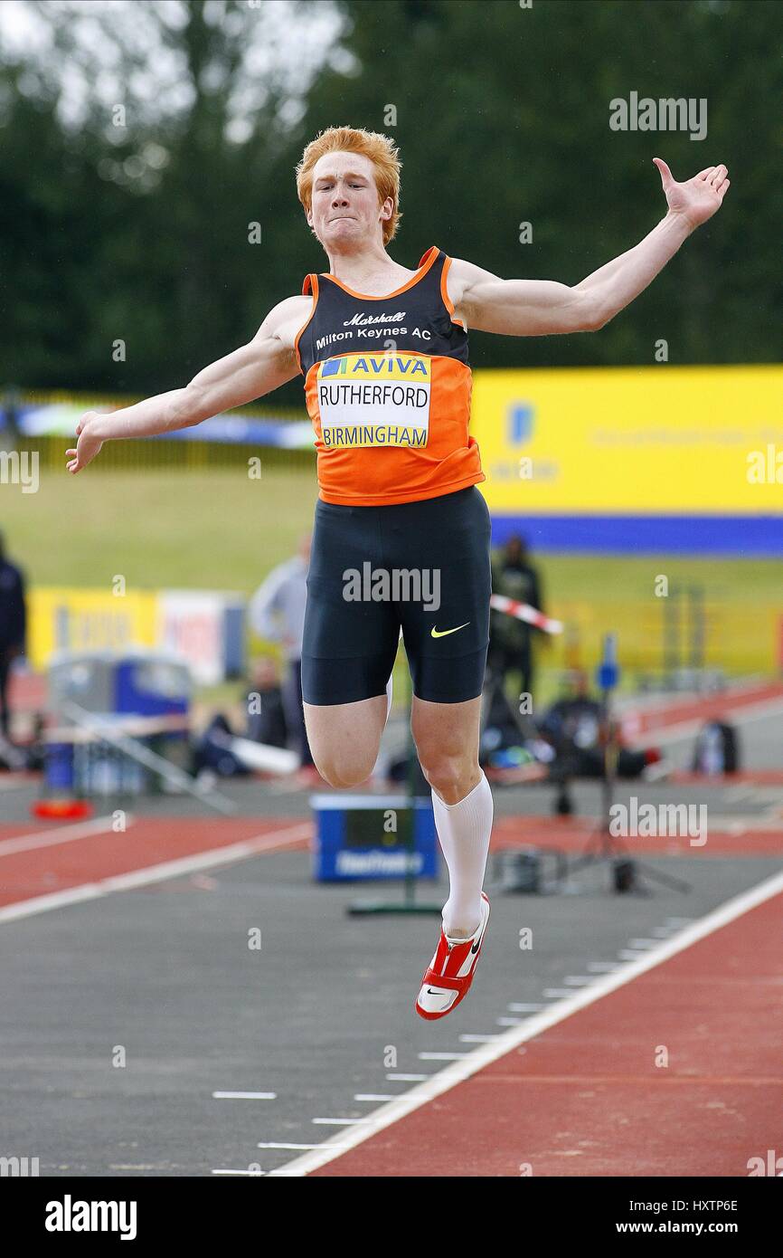 GREG RUTHERFORD LONG JUMP ALEXANDER STADIUM BIRMINGHAM ENGLAND 12 July ...