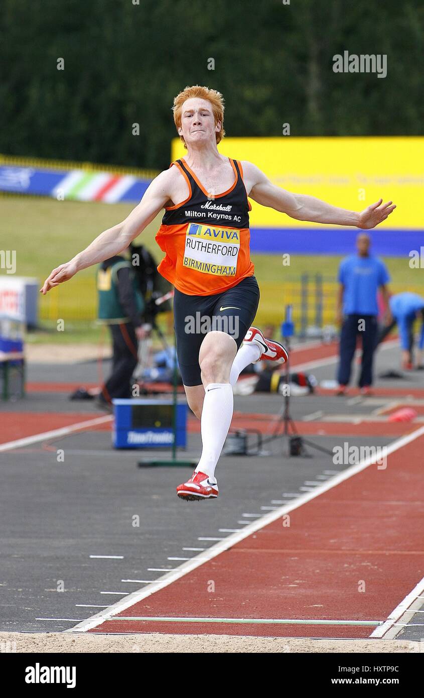 GREG RUTHERFORD LONG JUMP ALEXANDER STADIUM BIRMINGHAM ENGLAND 12 July ...