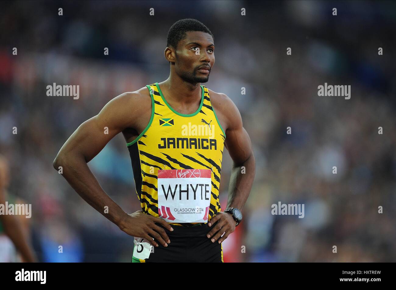 ANNSERT WHYTE 400 METERS HURDLES 400 METERS HURDLES HAMPDEN PARK GLASGOW SCOTLAND 31 July 2014 Stock Photo