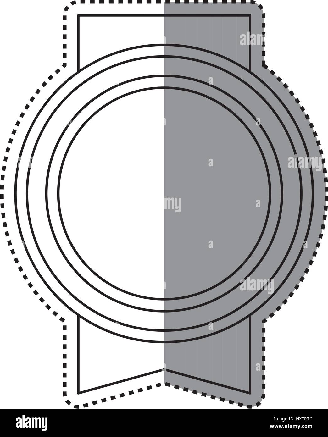 Empty stamp label icon vector ilustration graphic design Stock Vector ...